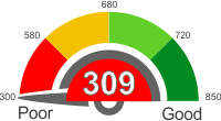 How Does A 309 Credit Score Rank?