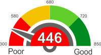How Does A 446 Credit Score Rank?