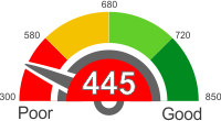 All You Need To Know About A Credit Score Of 445